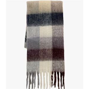 Chunky Plaid oversized scarf
